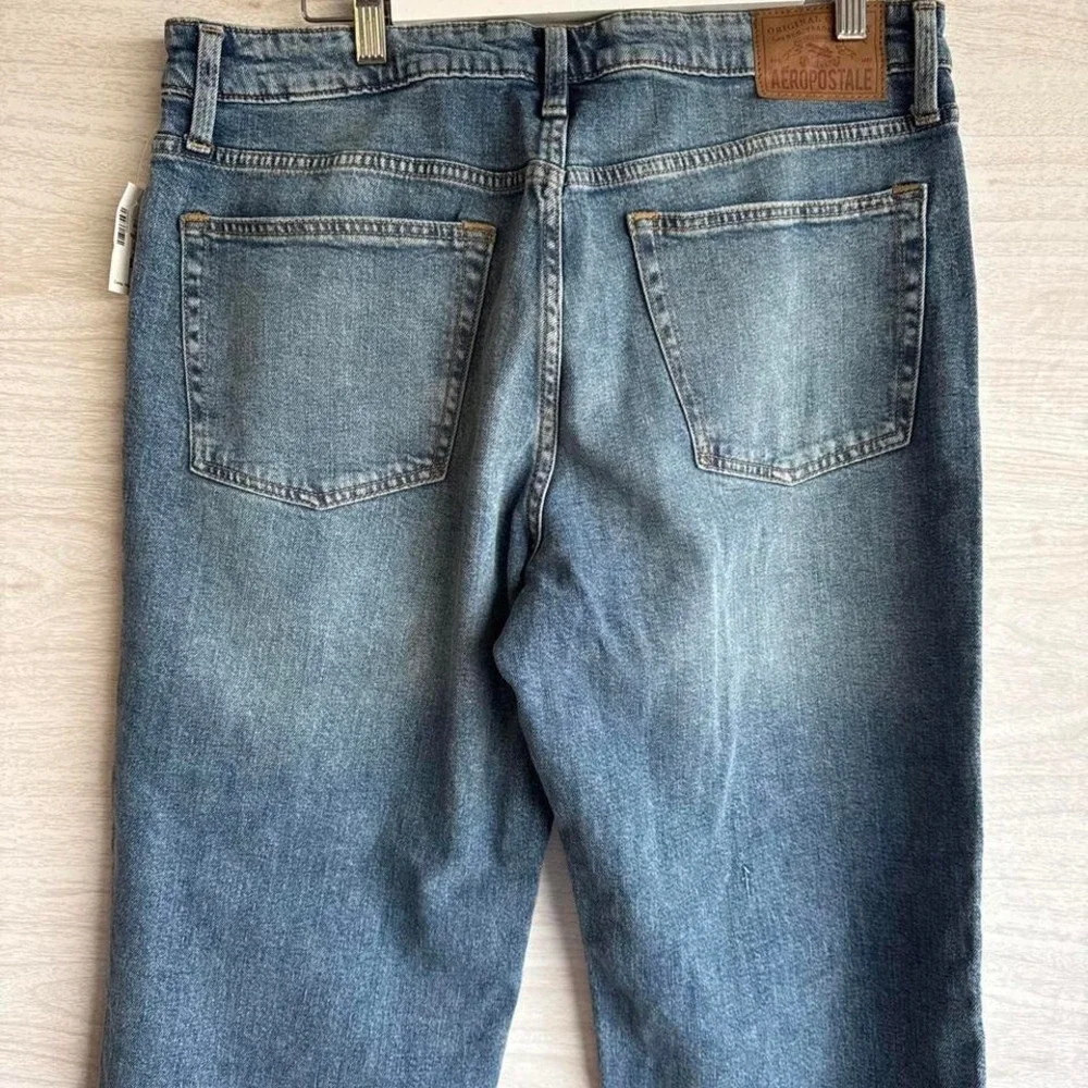 Blue straight leg jeans #casual NWT Aero 33x32